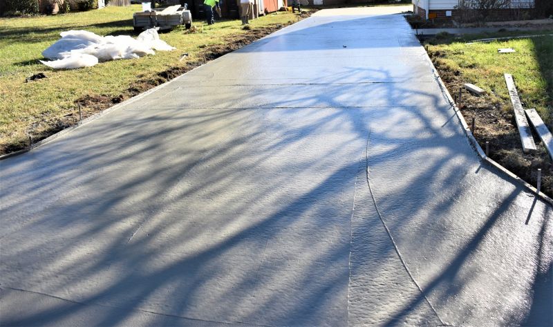 Products For Driveway Apron Constructions in use